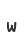 w