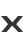 X