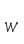 w