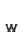 w