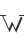 w