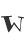 W