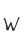 w