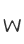 w