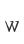 w