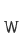 w