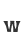 w