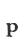 p