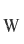 w