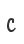 C