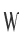 w