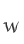 w