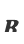 R