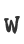 w