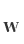 W