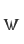 w