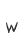 w