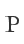 P