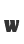 w