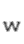 w