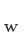 w