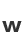 w