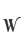 W