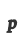 p