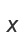 x