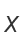 X