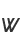 w