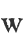 W