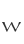 w