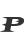 p