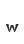 w