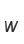 w