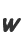 w