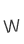 w