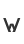 w