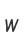 w