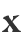 X