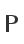 P