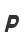 P