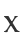 X