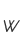 w