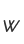 w