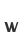 w