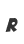 r