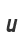 u