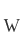 w